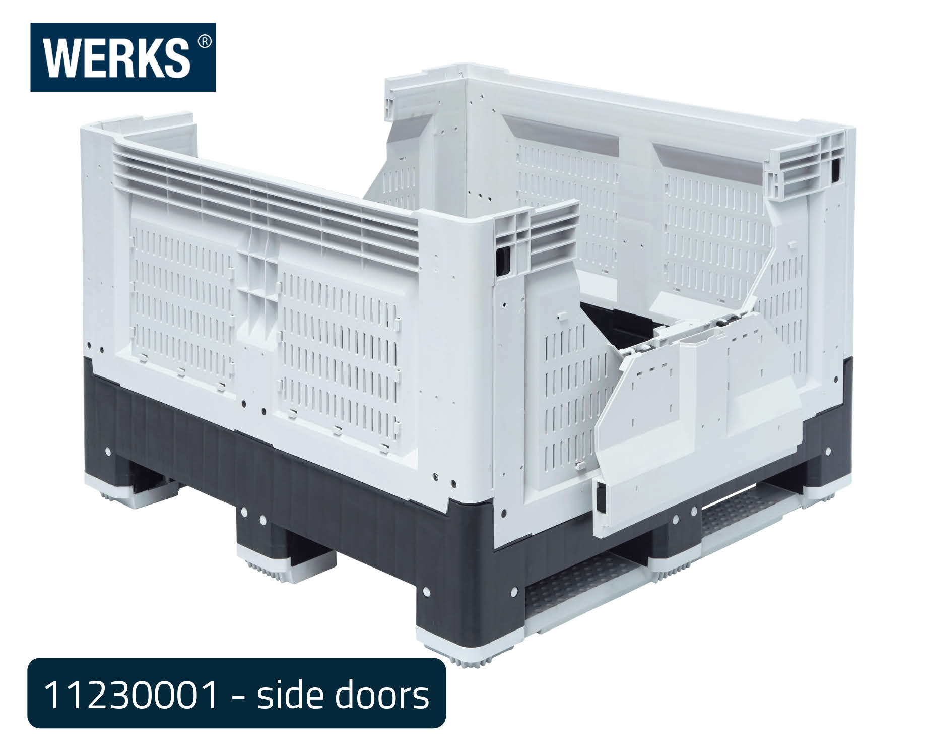 Buy A WERKS® Collapsible Plastic Pallet Bins Materials Handling
