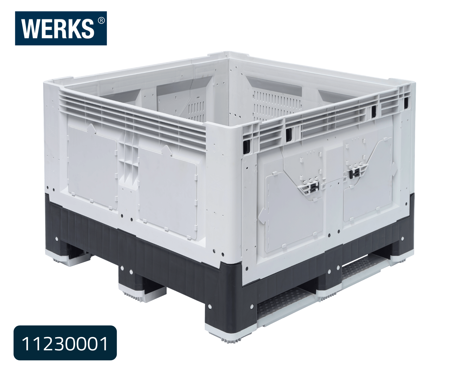 Buy A WERKS® Collapsible Plastic Pallet Bins Materials Handling