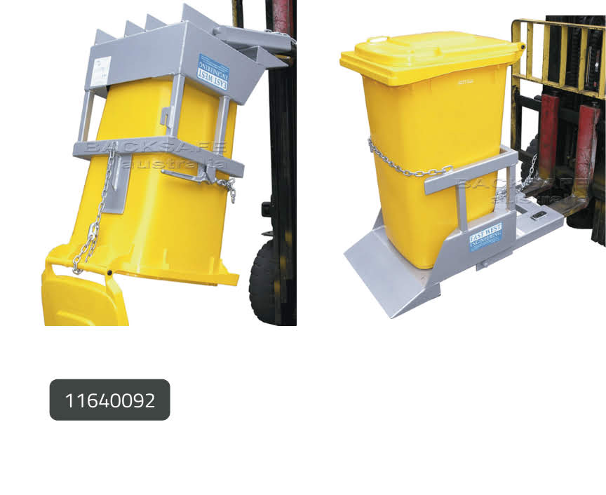 Buy A Wheelie Bin Tipper Forklift Attachment Materials Handling