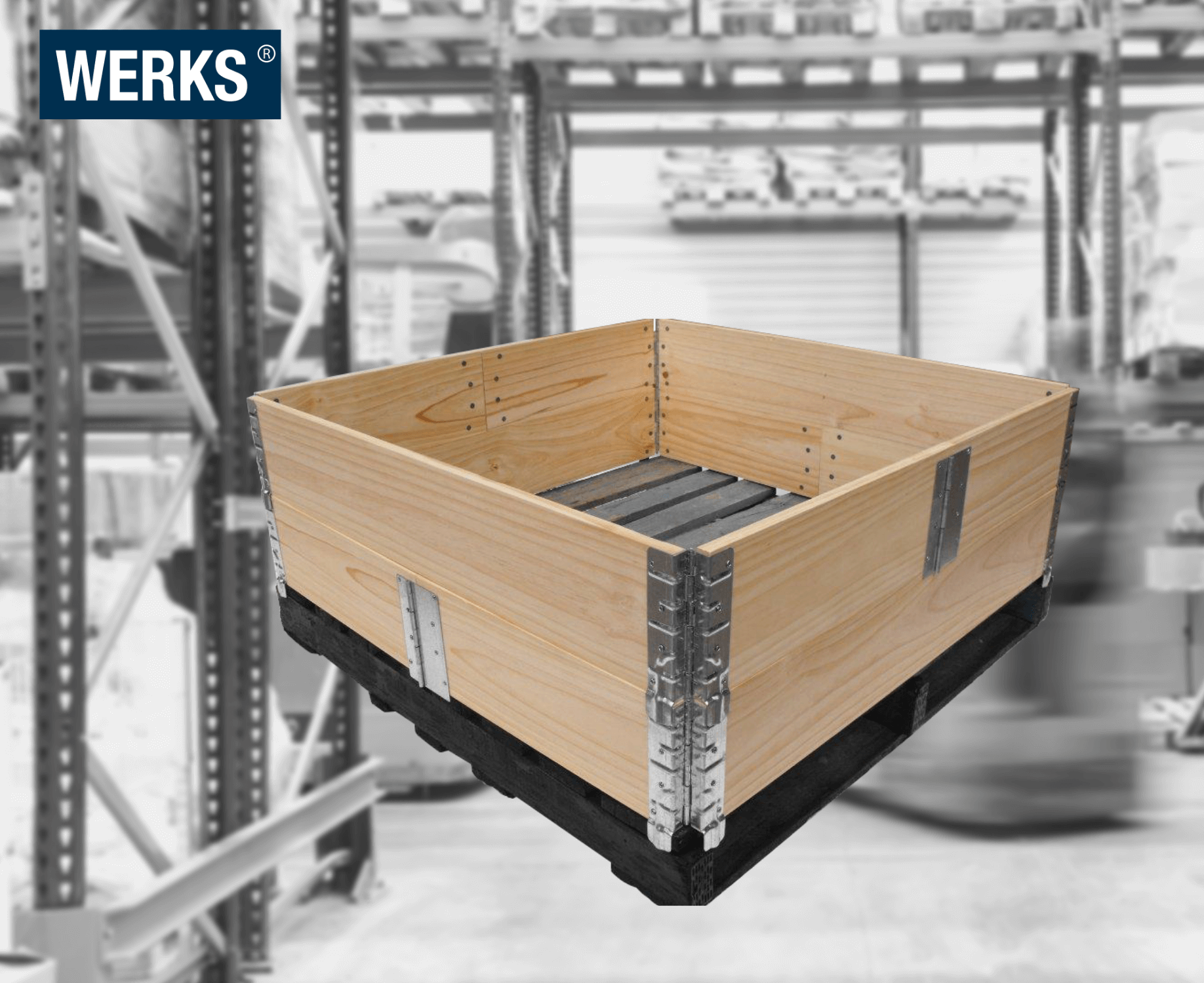 Buy A WERKS® Pallet Collars Materials Handling Equipment Backsafe