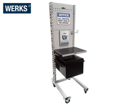 Buy A WERKS® Sign In Desk - Materials Handling Equipment - Backsafe ...