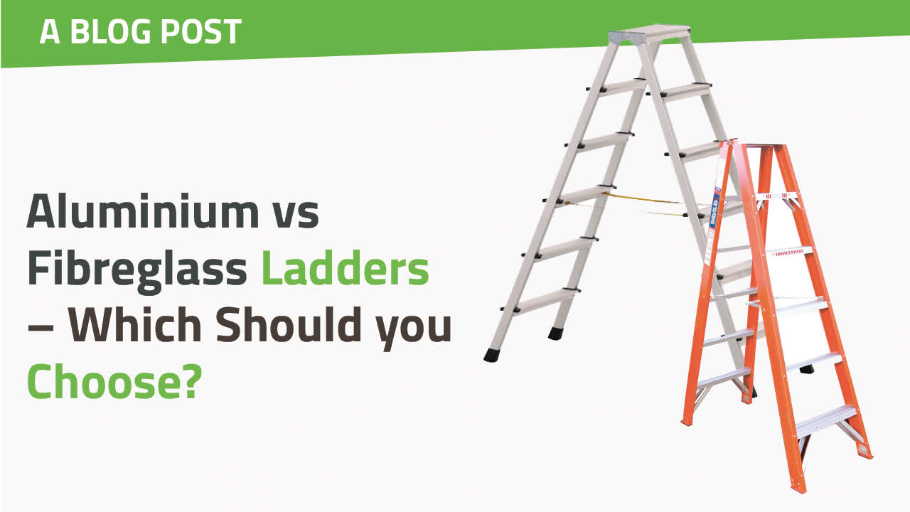 Aluminium vs Fibreglass Ladders – Which Should you Choose? teaser