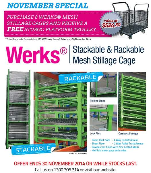 November Special - Get Free Sturgo Platform Trolley teaser