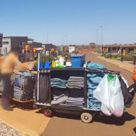Custom Housekeeping Trolleys for WA Mine Camps