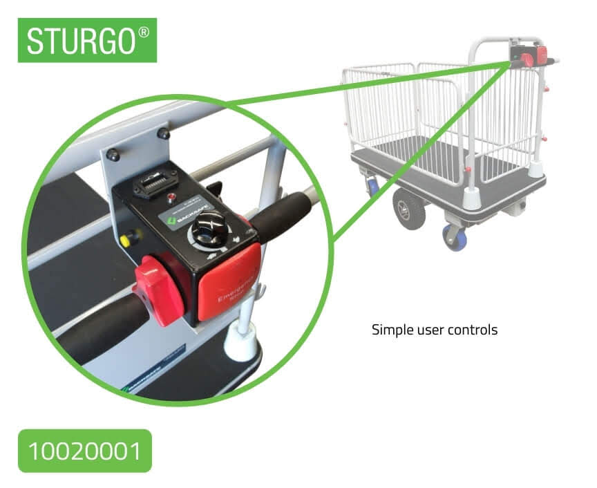 STURGO® Electric Platform Trolley with Centre Drive