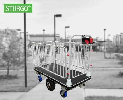 STURGO® Electric Platform Trolley with Centre Drive