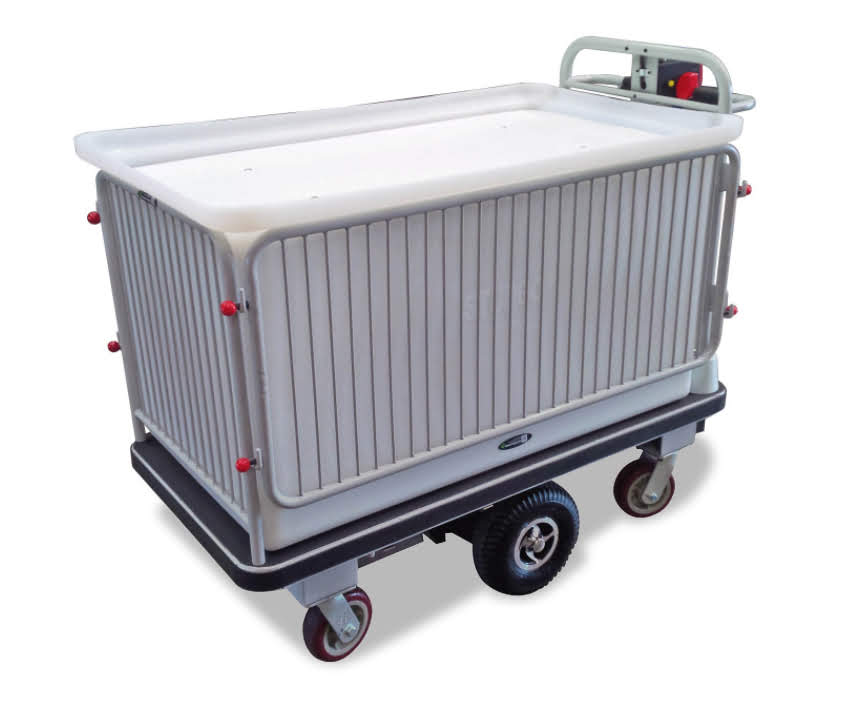 Electric Platform Trolley with Centre Drive