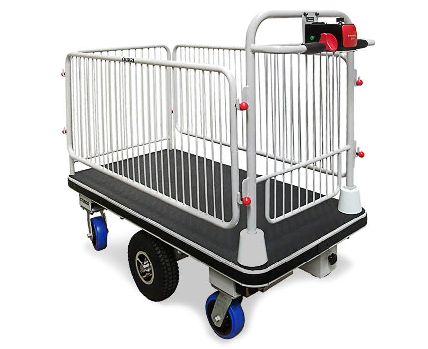Electric Platform Trolley with Centre Drive