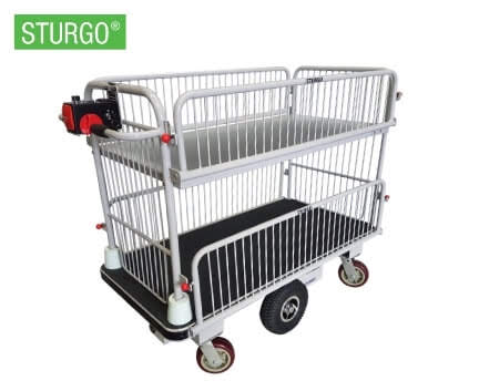 Custom Electric Double Platform Trolley