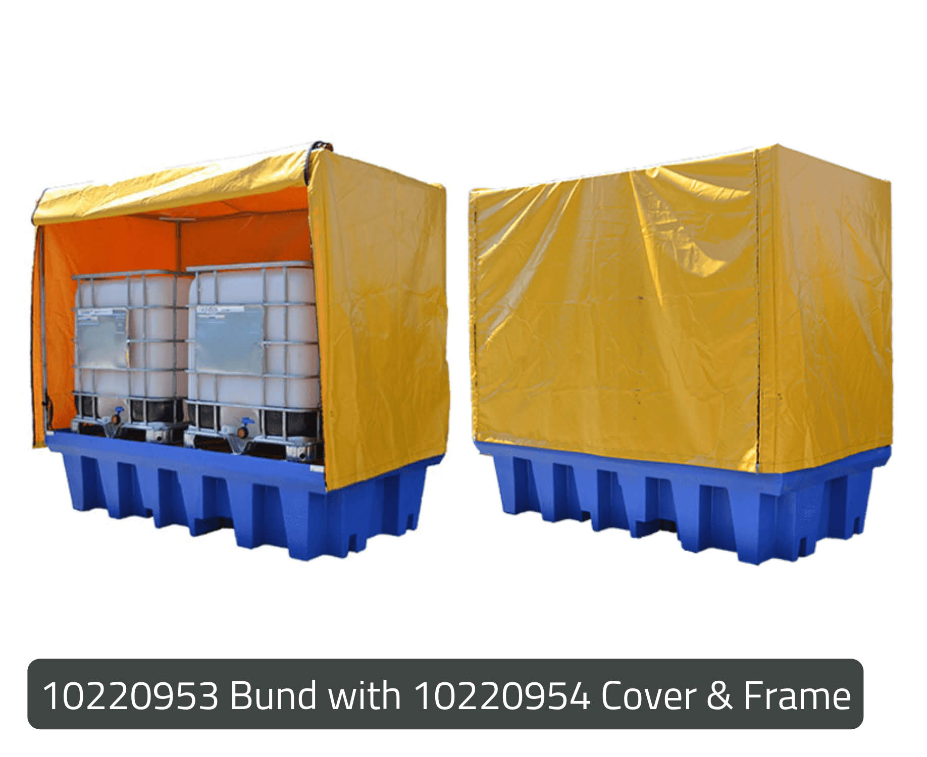 PVC Bund Covers with Steel Frame