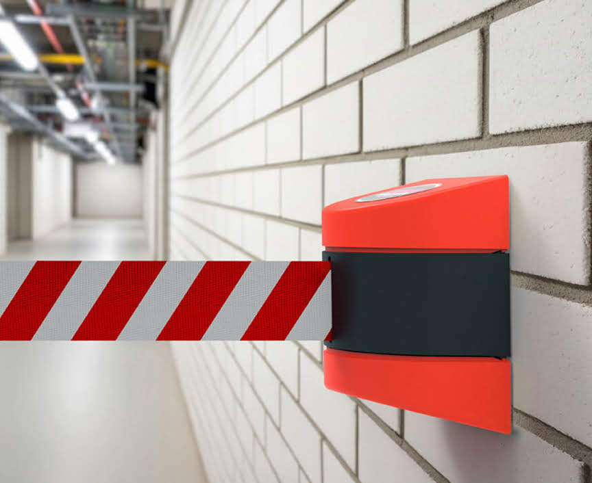 Retractable Barrier Tape (Wall Mount and Magnetic)