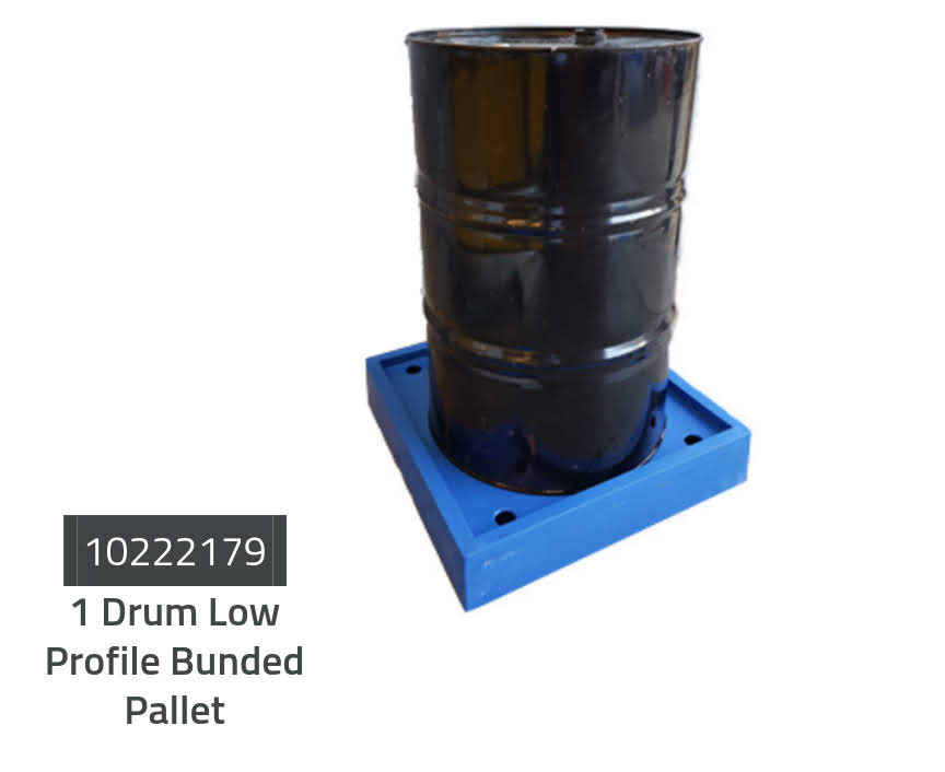 Low Profile Bunded Drum Pallets