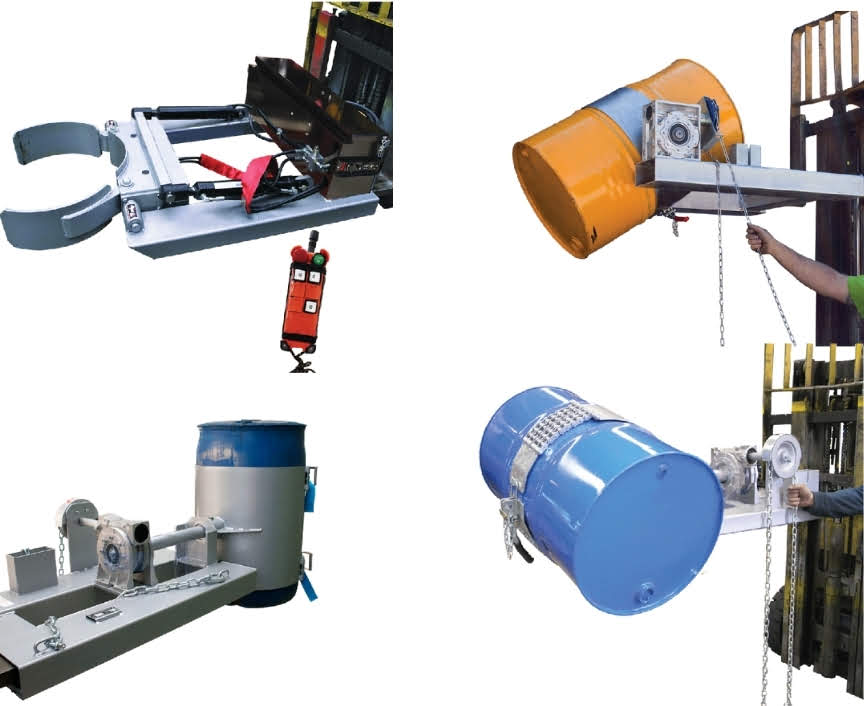 Drum Rotators - Forklift Attachments