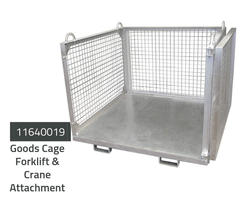 Goods Cage - Forklift & Crane Attachment