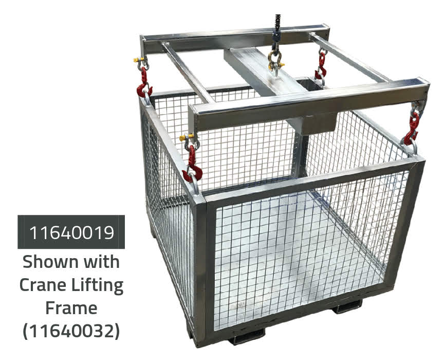 Goods Cage - Forklift & Crane Attachment