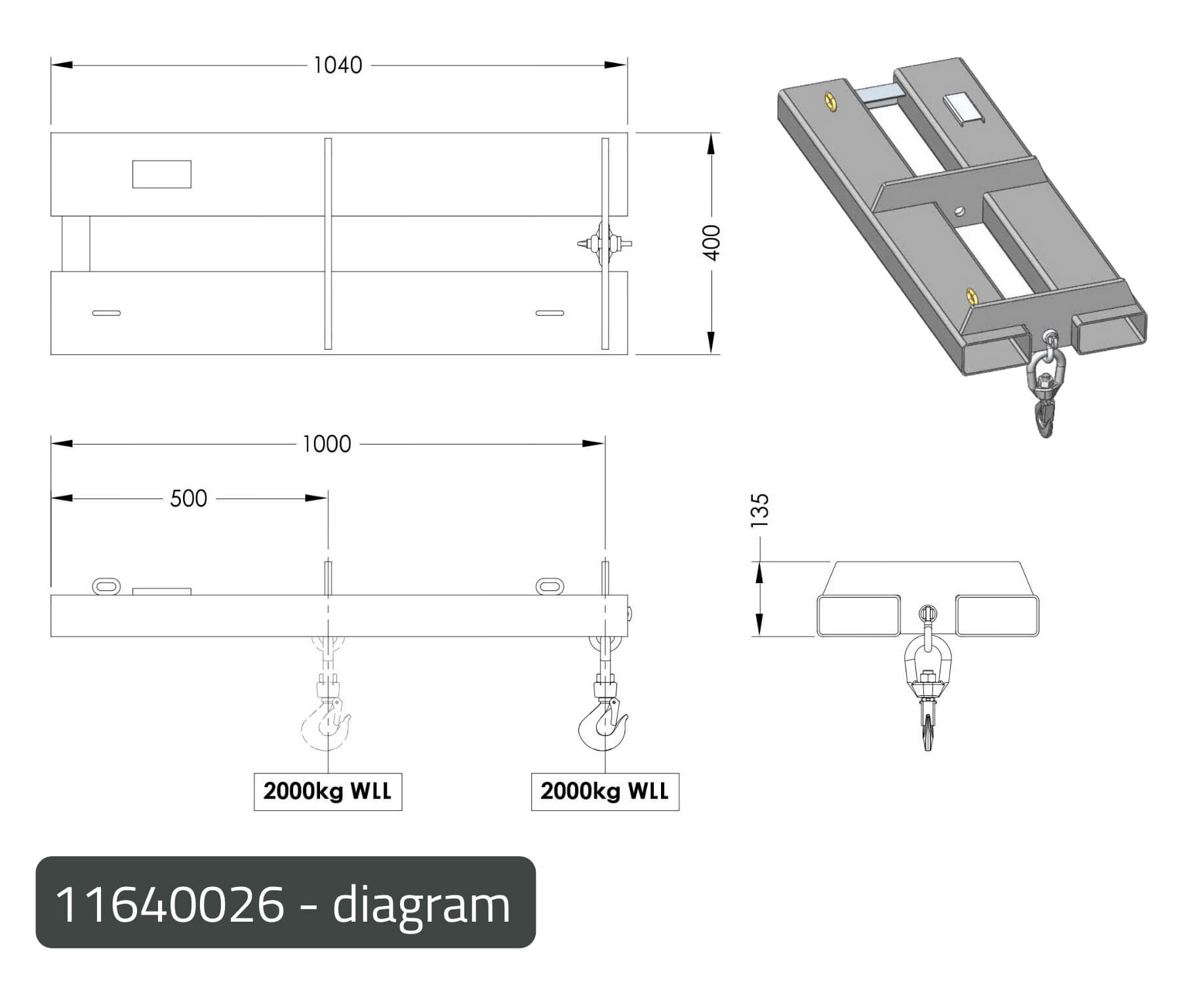 Forklift Jib Attachments