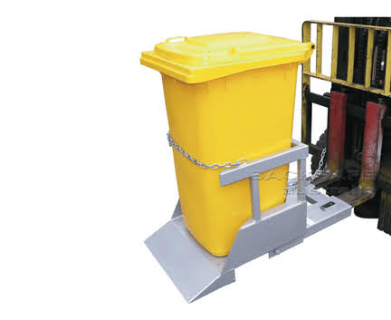 Wheelie Bin Tipper Forklift Attachment