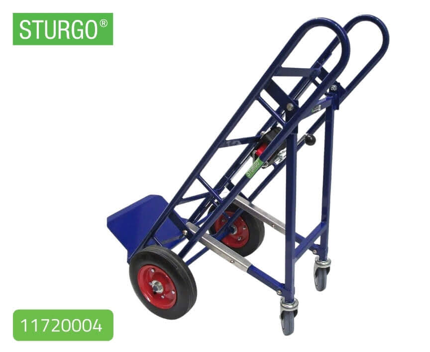 4 Wheel Cylinder Hand Trolley