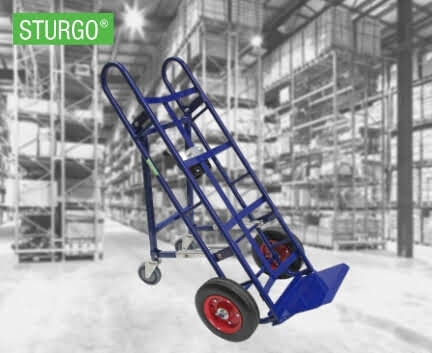 4 Wheel Cylinder Hand Trolley