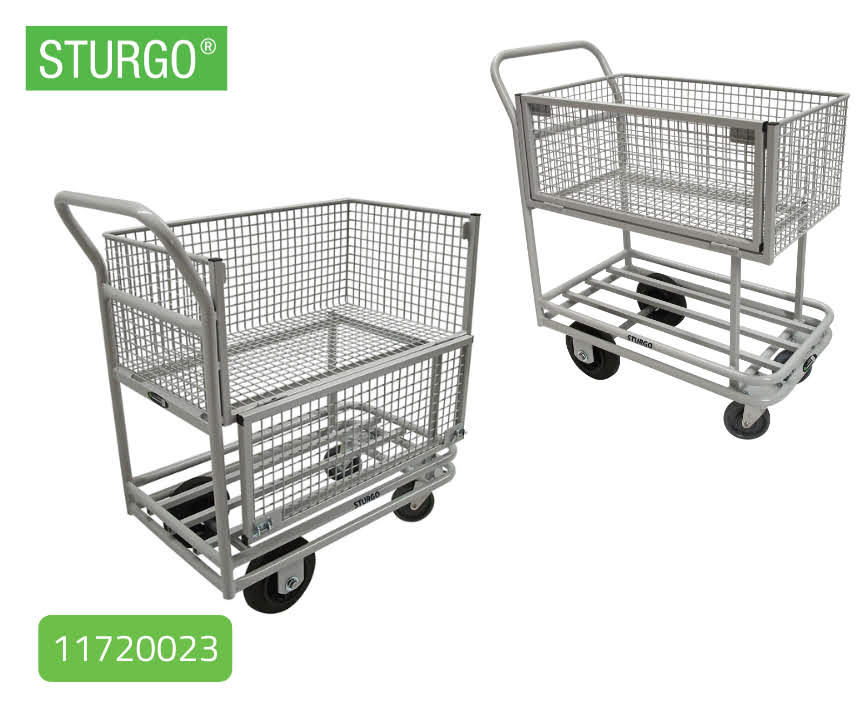 Buy A STURGO® Wire Trolleys Materials Handling Equipment Backsafe