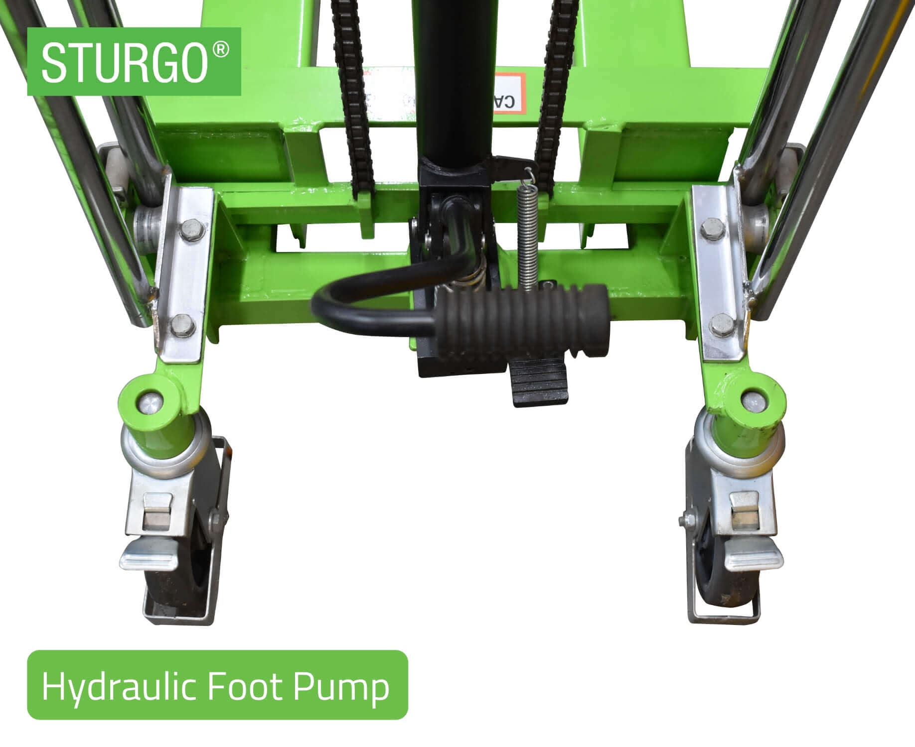 STURGO® Manual Stacker with Adjustable Forks