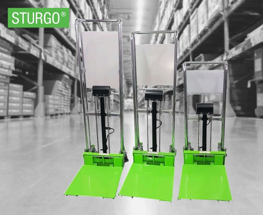 STURGO® Manual Stacker with Adjustable Forks