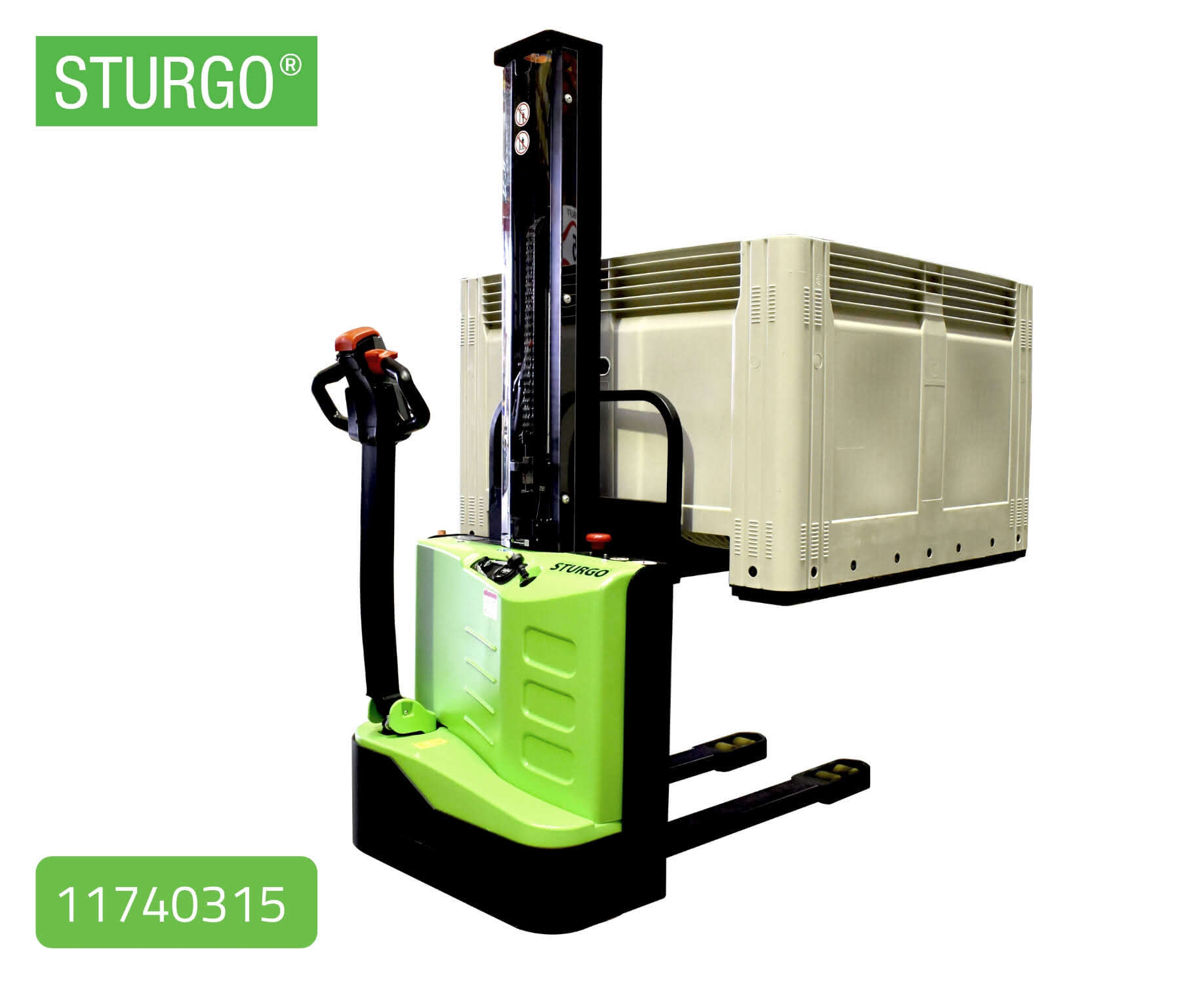 STURGO® Compact Electric Non-Straddle Stacker