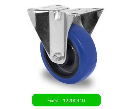 Fixed Rubber Castors