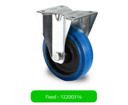 Fixed Rubber Castors