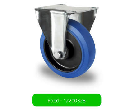 Fixed Rubber Castors