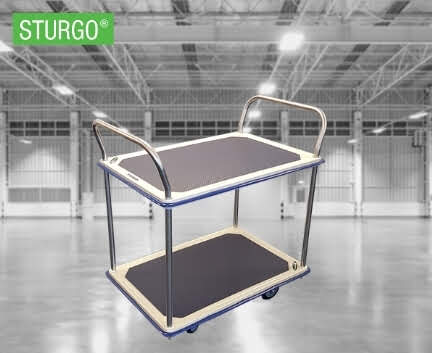 STURGO® Double Platform Trolley