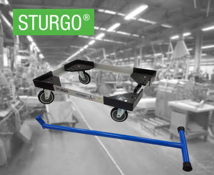STURGO® Aluminium Container Dolly & Handle