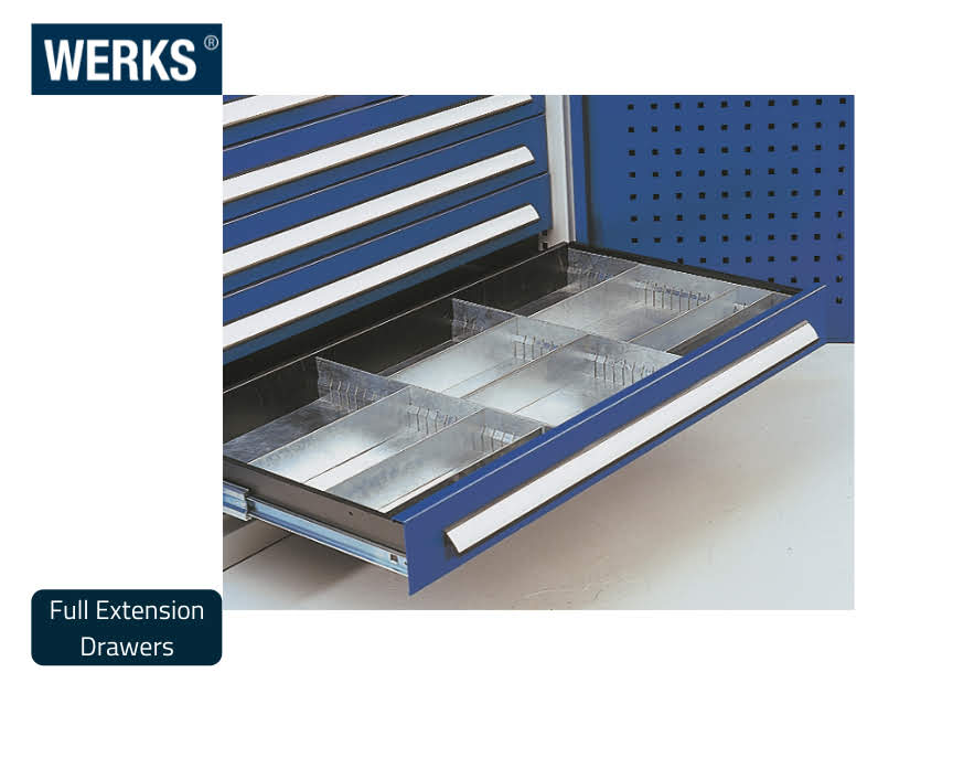 WERKS® Heavy Duty Drawer Cabinet - Model 62