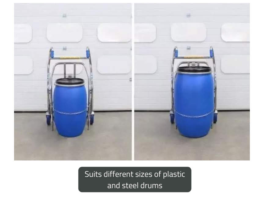 Ergonomic Drum Hand Trolley