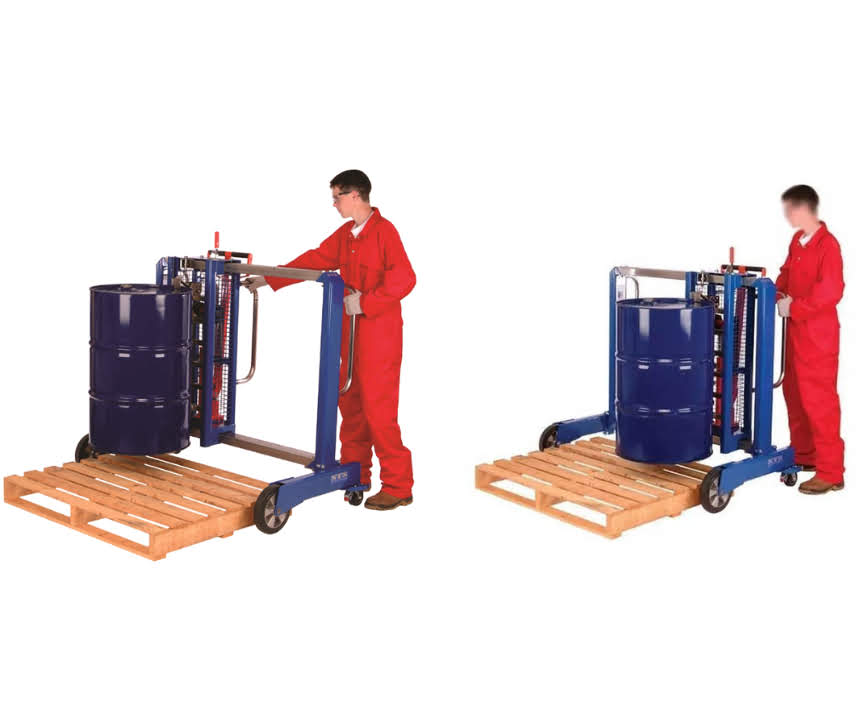 Side Shift Drum De-Palletiser