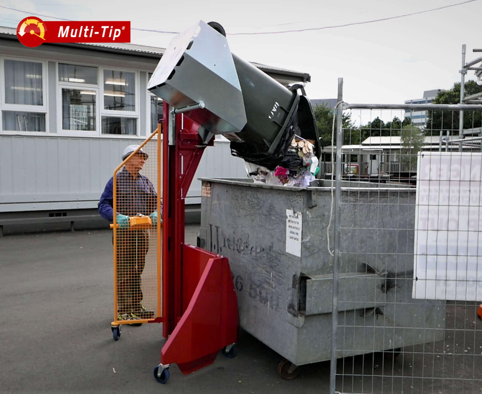 Buy A MultiTip Bin Tipper Materials Handling Equipment Backsafe