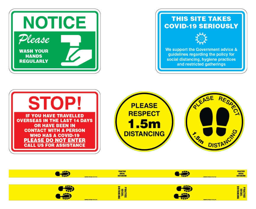 COVIDSafe Floor Graphics