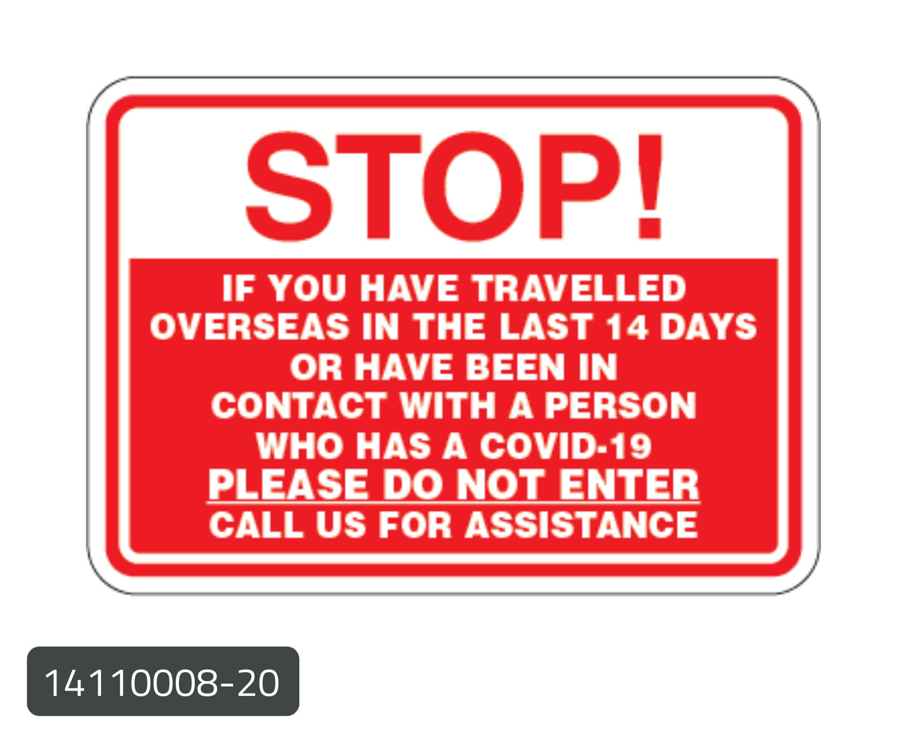 COVIDSafe Wall Signage