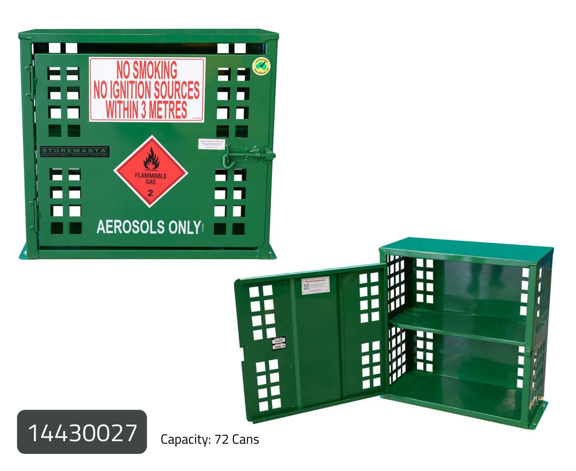 Buy Aerosol Storage Cages 6 Sizes Backsafe Australia