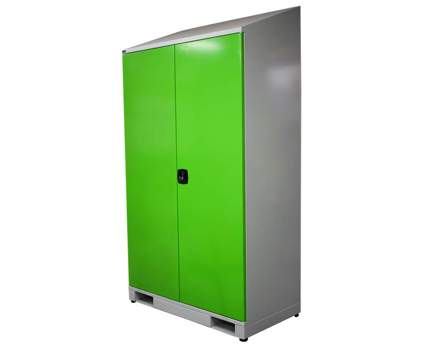 Heavy-Duty Locker with Storage Panel