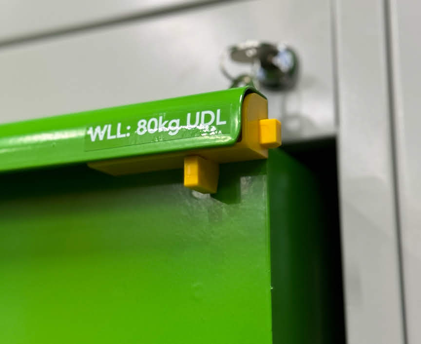 Heavy-Duty Locker with Storage Panel