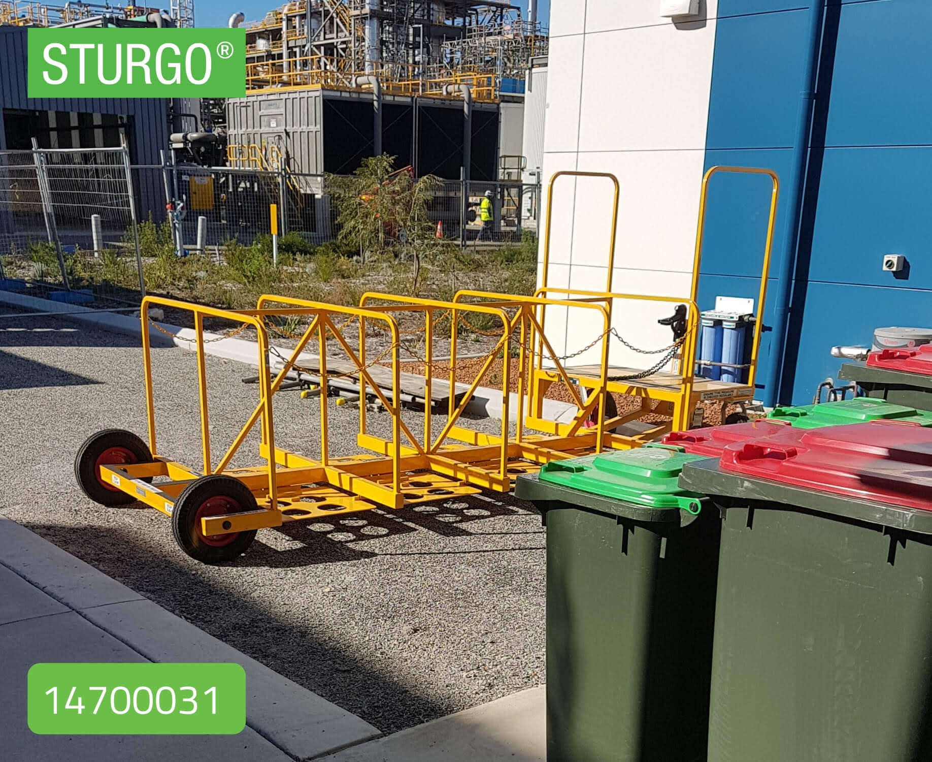 Buy A Custom Wheelie Bin Trailer Materials Handling Equipment