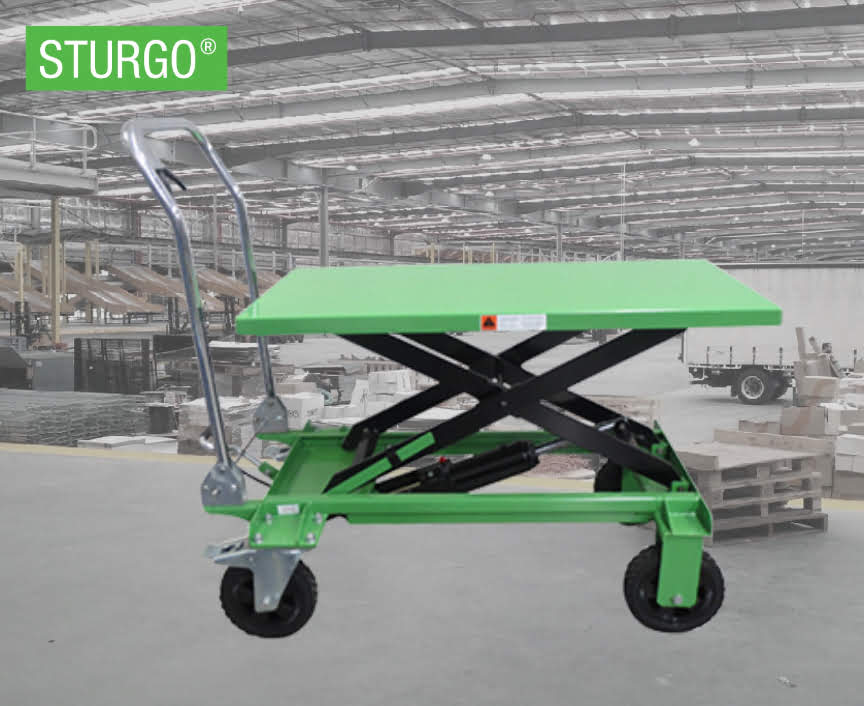 STURGO® All Terrain Scissor Lift Trolley