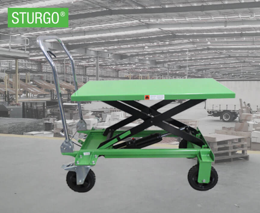 All Terrain Scissor Lift Trolley