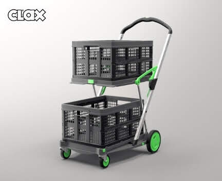 Clax Mobil Cart Trolley Including 1 Crate