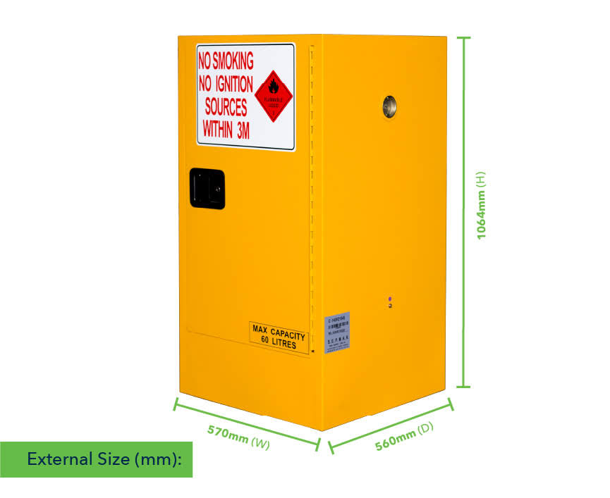 Flammable Liquids Cabinet - 60L