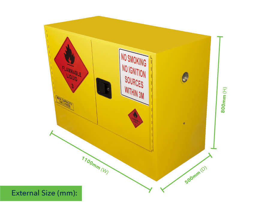 Flammable Liquids Cabinet - 100L
