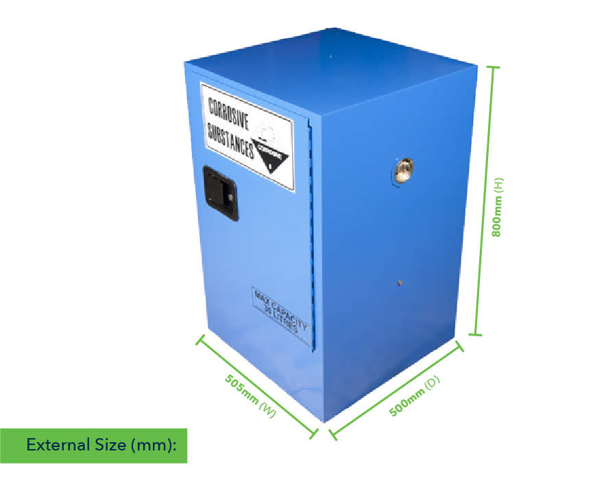Safety Cabinet for Corrosive Goods - 30L