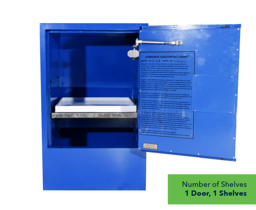 Safety Cabinet for Corrosive Goods - 30L