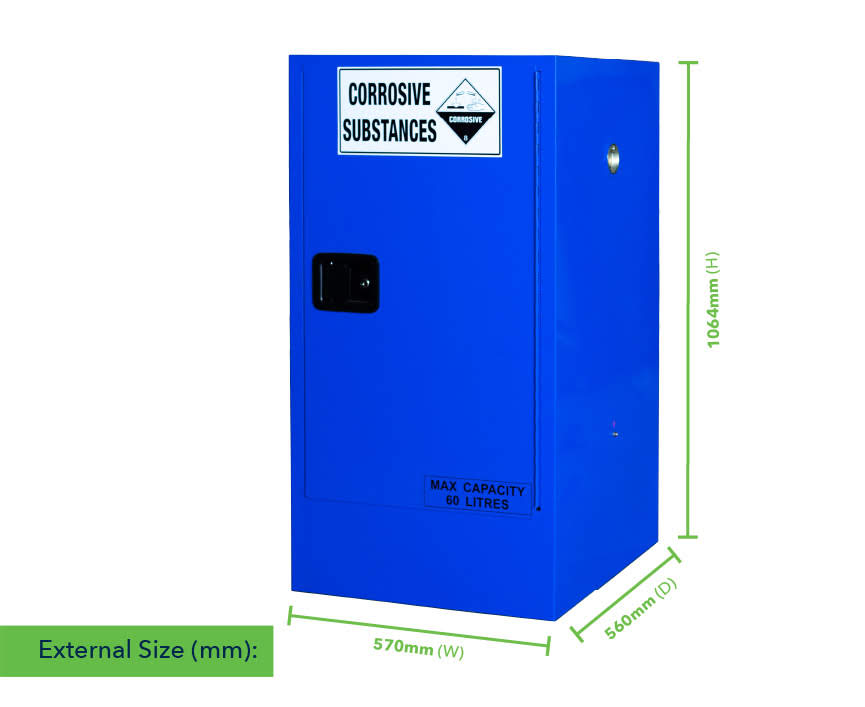 Safety Cabinet for Corrosive Goods - 60L